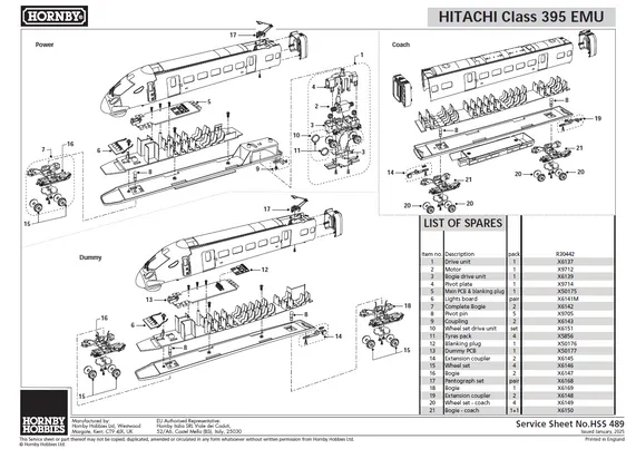 Southeastern - Class 395 - 395015 - 4 Car Train Pack (Railway 200)