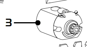 Scalextric Standard Motor Pack (35mm Shaft)