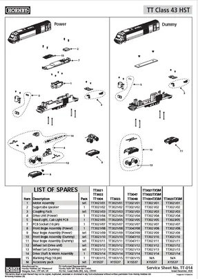 GWR - Class 43 HST - Train Pack  (DCC Sound Fitted)