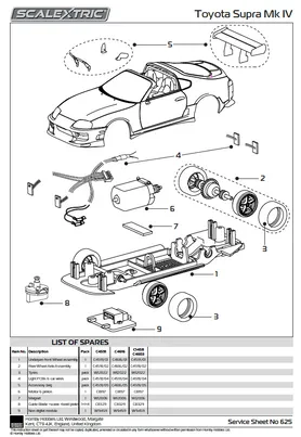 Scalextric Standard Motor Pack (42mm shaft)