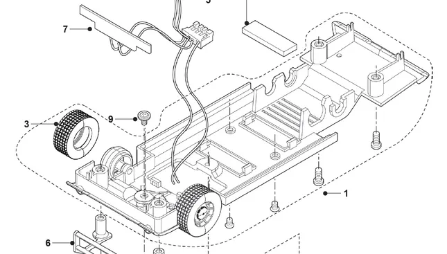 Underpan/ Front axle assembly, Dodge Charger Underpan (C3044)
