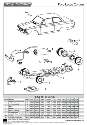 Tyre pack, Ford Lotus Cortina Mk1 Tyre Pack (C2913)