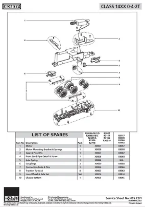 RailRoad Plus GWR 14XX, 0-4-2, 1451 - Era 3