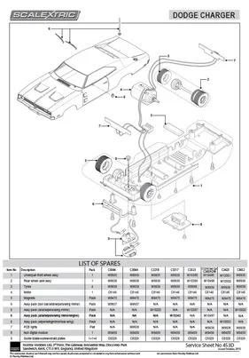 Underpan/ Front axle assembly, Dodge Charger Underpan (C3044)