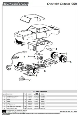 Scalextric Standard Motor Pack (35mm Shaft)