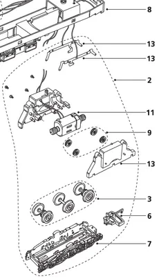Drive bogie, DRIVE UNIT COMPLETE R3697