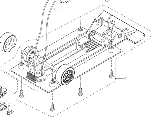 Underpan/ Front axle assembly, Start Endurance Car Underpan