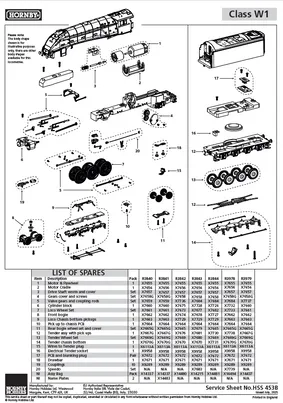 LNER, Class W1 'Hush Hush', Streamlined, 4-6-4, 10000 - Era 3