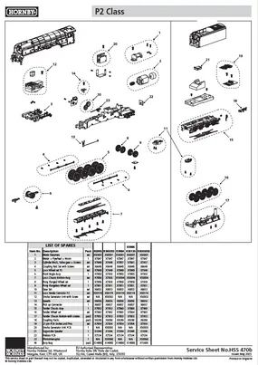 LNER, P2 Class, 2-8-2, 2003 'Lord President' - Era 3