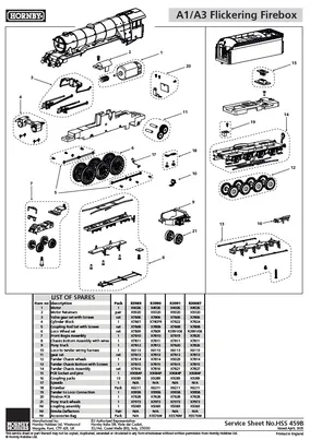 LNER, A3 Class, No. 45 'Lemberg' (diecast footplate and flickering firebox) - Era 3
