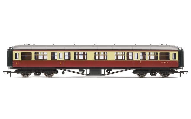 BR, 63' Hawksworth Corridor Composite, W7803W - Era 4