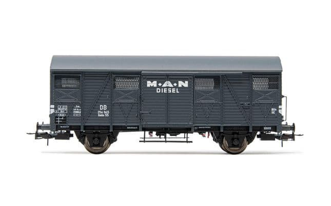 DB, 2-axle closed wagon Gmhs, "MAN", period III