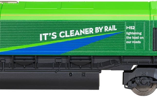 GBRf, HS2 Class 66, Co-Co, 66796 'The Green Progressor' - Era 11