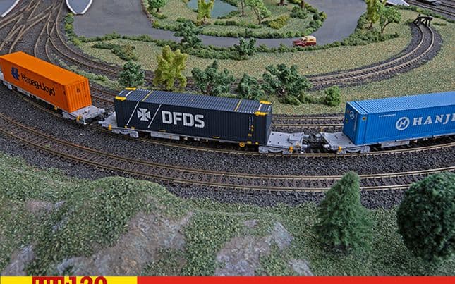 TOUAX, Sffgmss IFA Wagon with 45' Container 'Hapag Lloyd' - Era 11