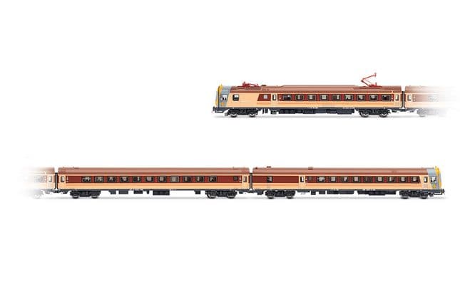 RENFE, 3-unit EMU class 444-500, unit 444-503 in "Estrella" livery, ep. IV, with sound decoder