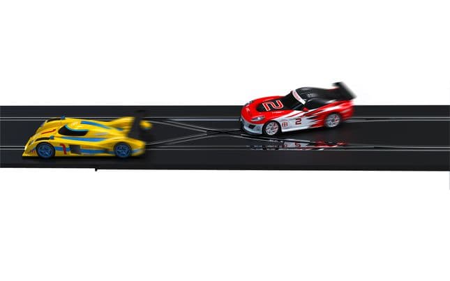 Scalextric Pro - Straight Lane Change Track Accessory Set