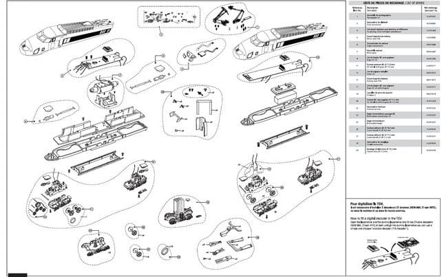 TGV PSE "Record Mondial de Vitesse 1981 - 380 km/h" Transmisión del motor