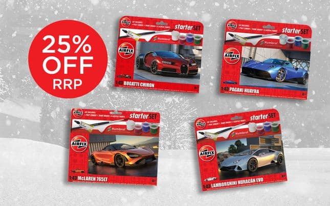Starter Set - Supercar Model Kit Stocking Filler