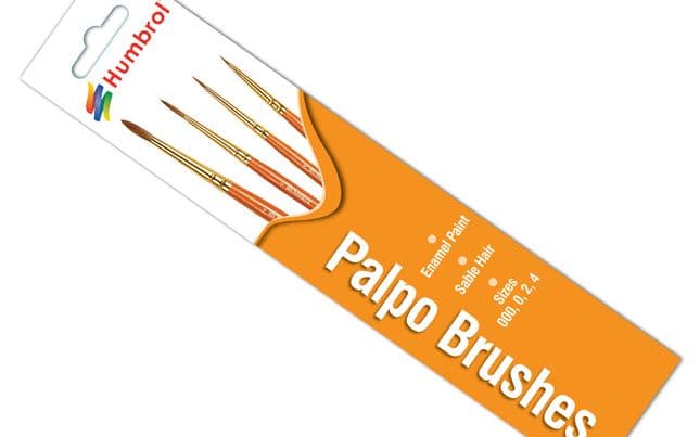Palpo Brush Pack - (Sizes: 000/0/2/4)