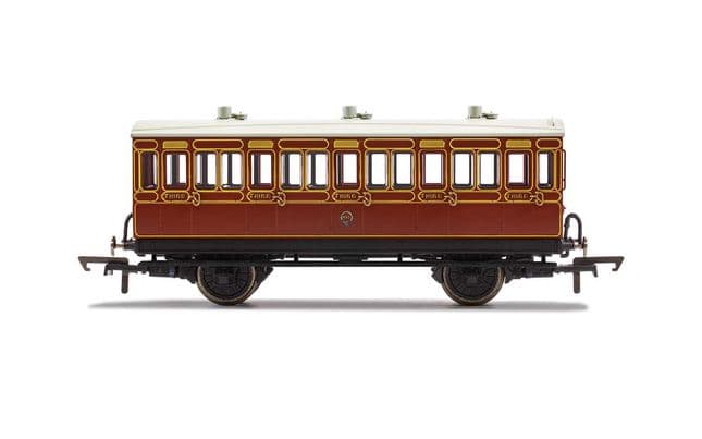 LB&amp;SCR, 4 Wheel Coach, 3rd Class, 881 - Era 2