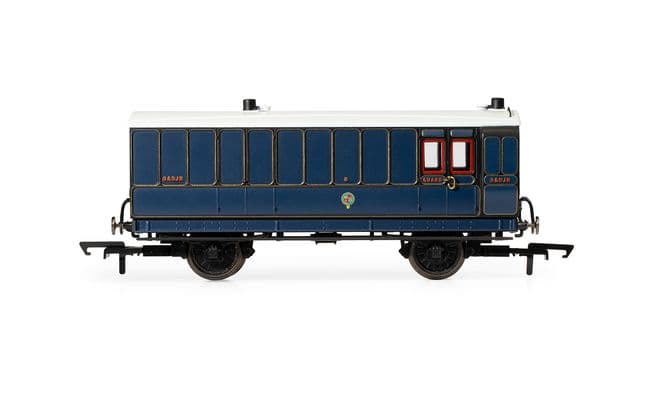 S&amp;DJR, 4 Wheel Coach, Passenger Brake, 8 - Era 2