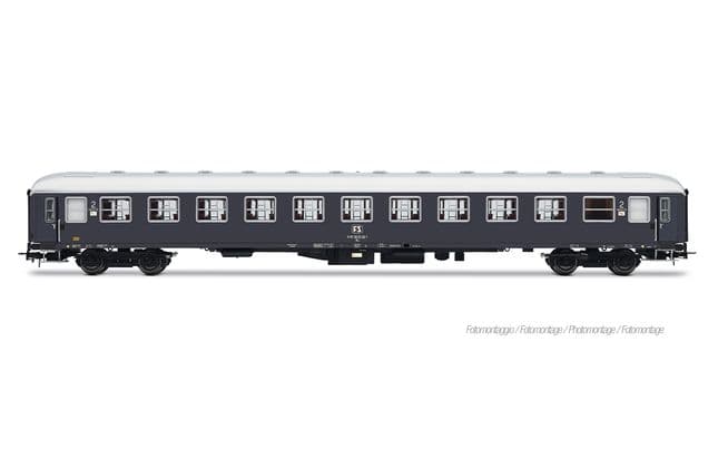 FS, 3-unit pack of Exp 234/235 Remus Roma – Wien, UIC-X '68 couchettes + UIC-X '68 2nd class grey + WLABm MU '73 TEN