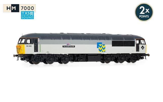 BR Railfreight, Class 56, Co-Co, 56060 'The Cardiff Rod Mill' - Era 8 (Sound Fitted)