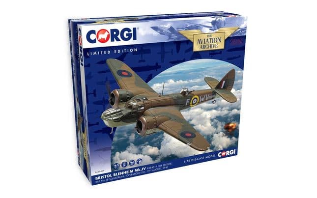 Bristol Blenheim Mk.IV R3843  F for Freddie , RAF No.18 Squadron.  Operation Leg , Douglas Bader, 19th August, 1941