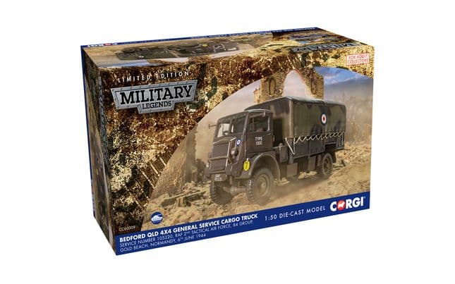 Bedford QLD 4X4 General Service Cargo Truck - RAF