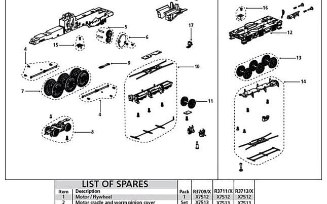 Coupling Rods, COUPLING RODS VALVE GEAR R3711