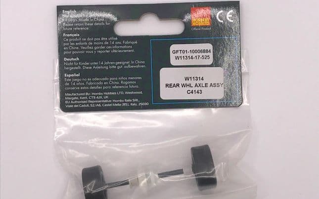 rear axle assy, REAR WHL AXLE ASSY C4143