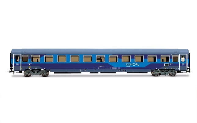 FS, 2-unit set of Z1 coches rebuilt, new Intercity Notte livery, ep. VI