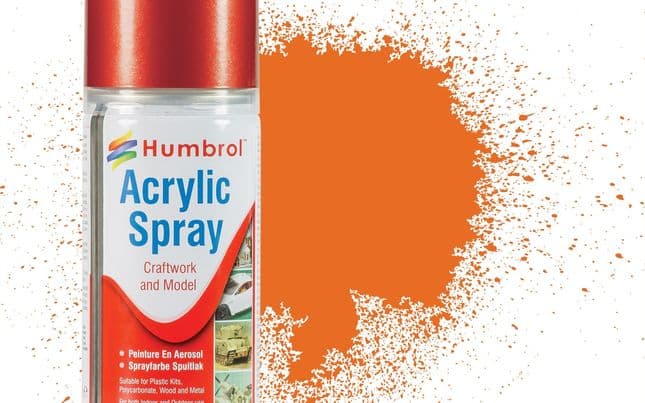 Acrylic Spray: 18 - Orange - Gloss - (150ml)