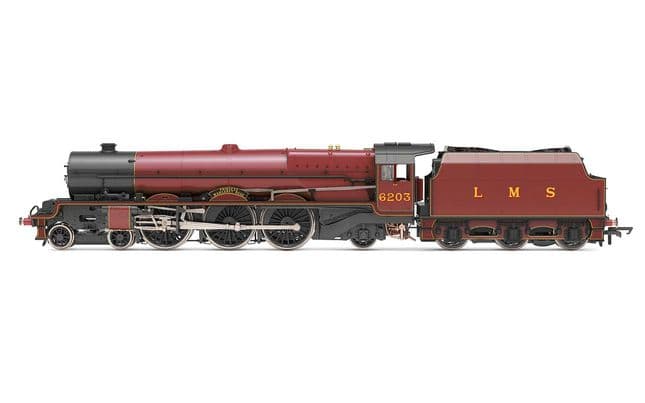 LMS, Princess Royal, 4-6-2, 6203 'Princess Margaret Rose' (with flickering firebox) - Era 3