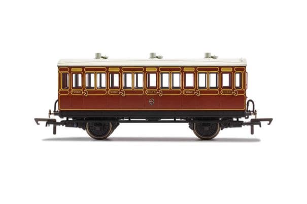 LB&SCR 4 Wheel Coach 3rd Class 882 Era 2