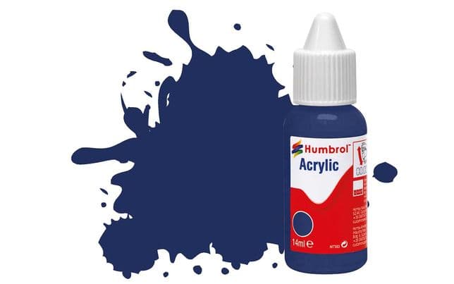 Humbrol Midnight Blue Gloss Acrylic Paint (14ml)