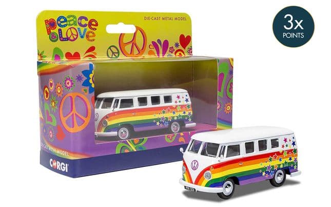 Volkswagen Campervan - Peace Love and Wishes