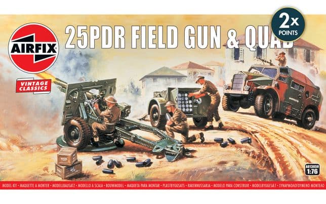 25PDR Field Gun & Quad