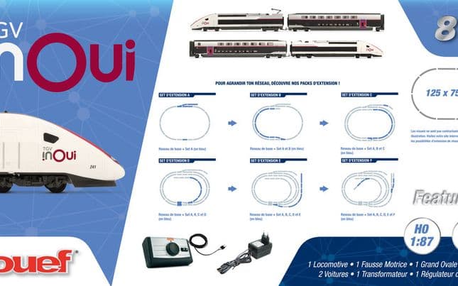 Jouef TGV inOui Set de train électrique