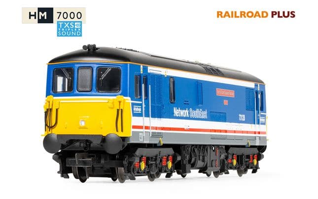 RailRoad Plus: GBRf Network South East - Class 73 - 73128 'Kent &amp; East Sussex Railway' (DCC Sound Fitted)