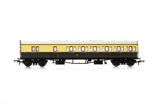 GWR, Collett 57' Bow Ended D98 Six Compartment Brake Third (Left Hand), 4971 - Era 3