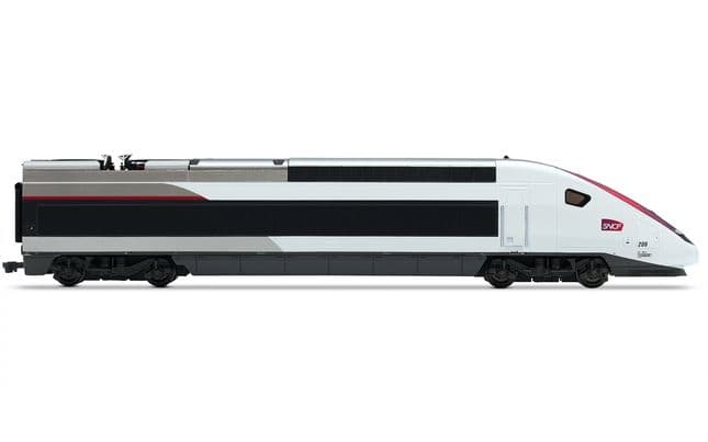 TGV Duplex Carmillon, 4-unit pack with loco, dummy loco and 2 end coaches, ep. VI, with DCC sound decoder