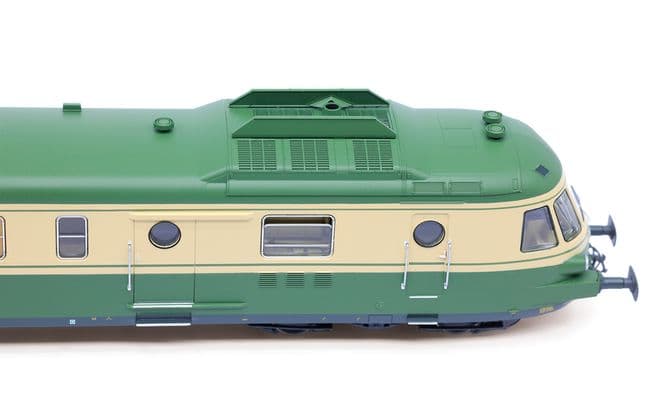 SNCF, autorail diesel RGP I avec remorque, livrée vert/beige, ép. IV, avec décodeur sonore