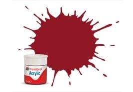 Humbrol Acrylic Paint - Crimson Gloss (14ml)