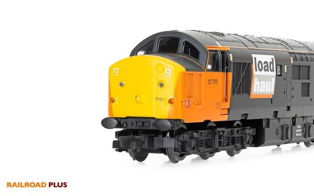RailRoad Plus Loadhaul, Class 37, Co-Co, 37710 - Era 8
