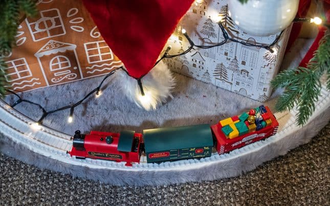 Santa’s Express Train Set - Rechargeable Battery