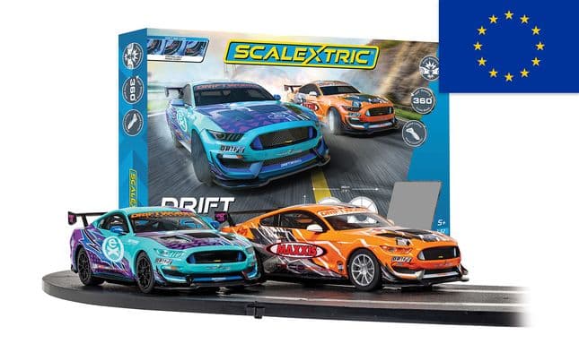 Scalextric Drift 360 Race Set (EU Plug)