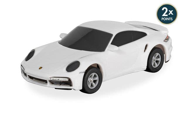 Micro Scalextric Porsche 911 Turbo Car - White