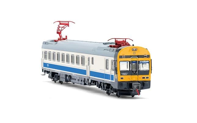 RENFE, 3-unit EMU class 444, unit 444-011 in blue-white livery, ep. V, with DCC decoder