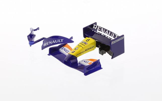 wings, Renault F1 Front and Rear Wing with Barge Board (C2864)